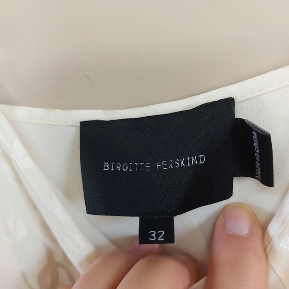 Birgitte Herskind Slip Luna Dress in Vanilla Sun Size 32 - Picture 10 of 16